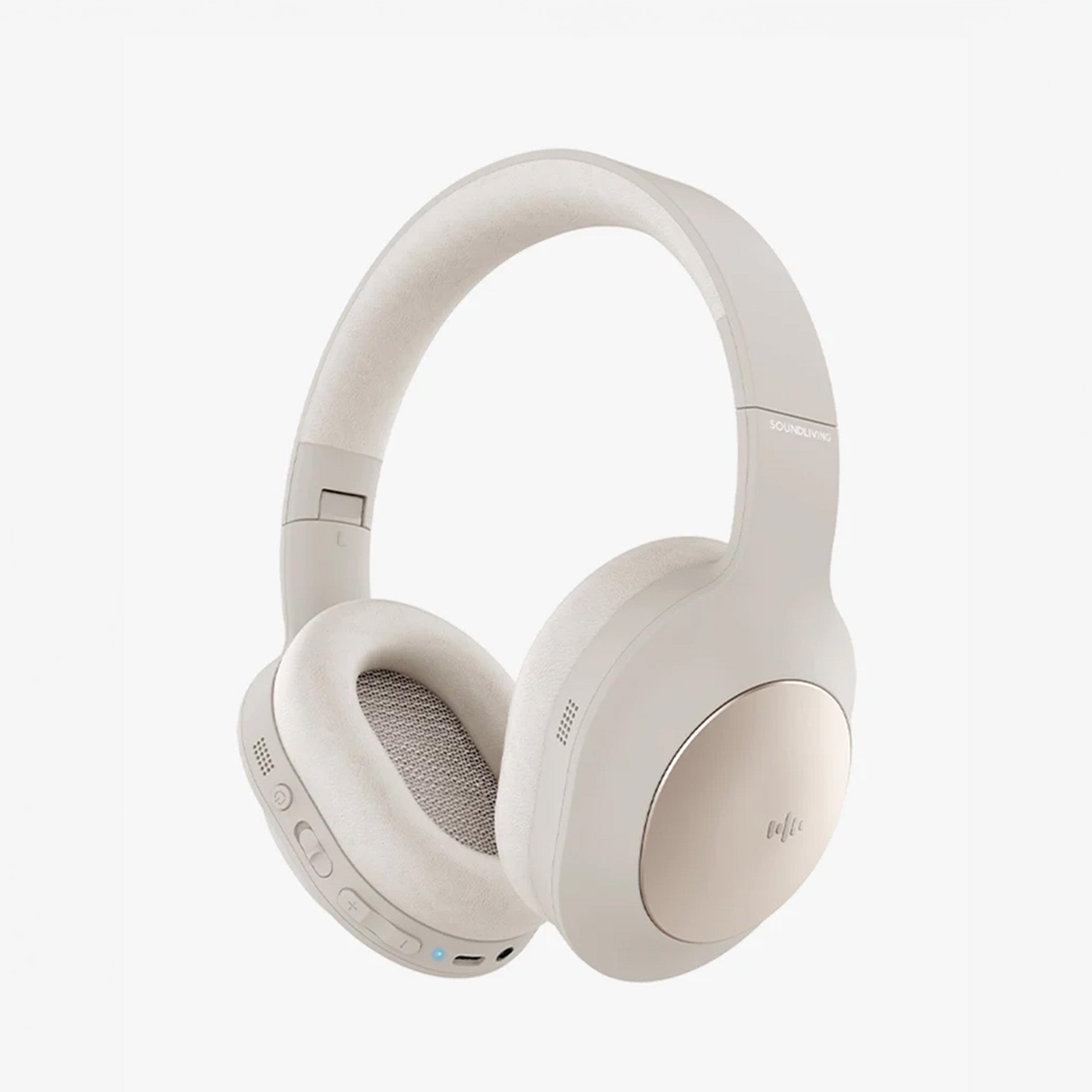 Wave høretelefoner trådløs beige